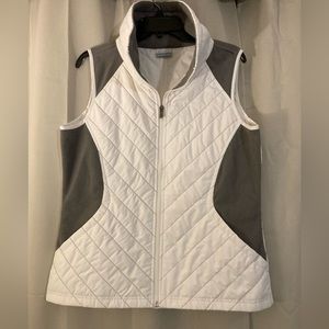 Columbia lightweight fleece and nylon vest